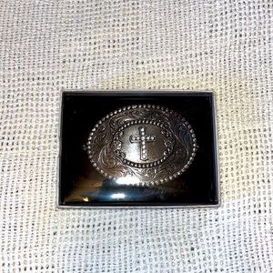 Blazing Roxy belt buckle.